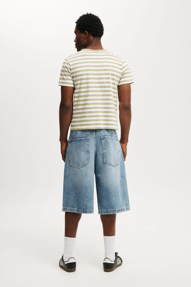 Cotton On Y2k Super Baggy Jort Solace Blue