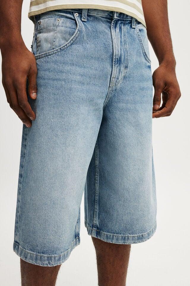 Cotton On Y2k Super Baggy Jort Solace Blue