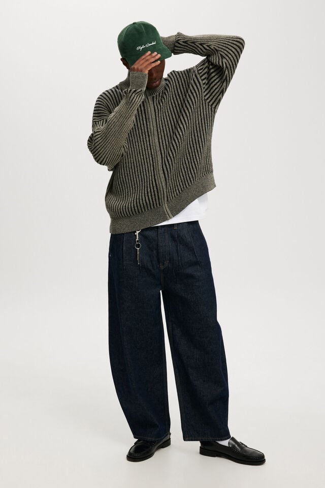 Cotton On Zip Through Knit Black