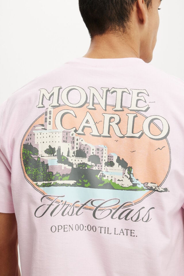 Cotton On Cropped Fit Graphic T-Shirt Corsage/monte Carlo