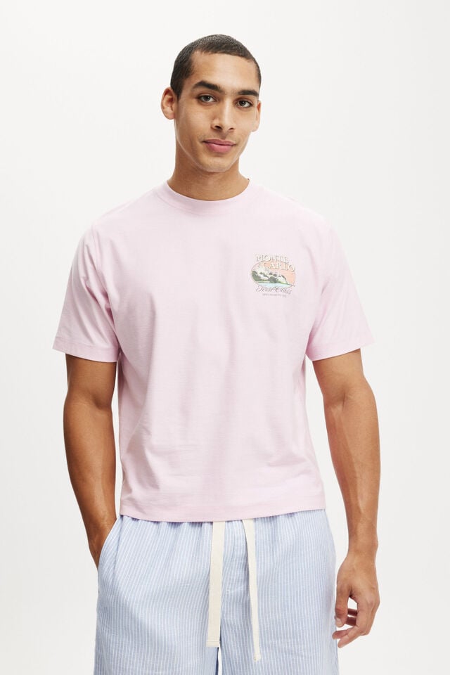 cotton on Cropped Fit Graphic T-Shirt corsage/monte carlo