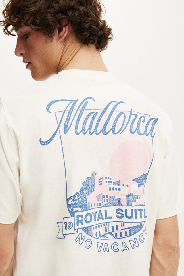 Cotton On Cropped Fit Graphic T-Shirt Creampuff/mallorca