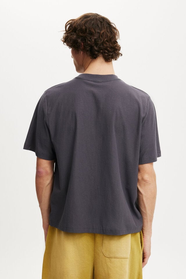 Cotton On Cropped Fit Graphic T-Shirt Late Night Blue/cupcakes