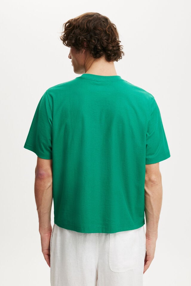 Cotton On Cropped Fit Graphic T-Shirt Shock Green/cas Catala