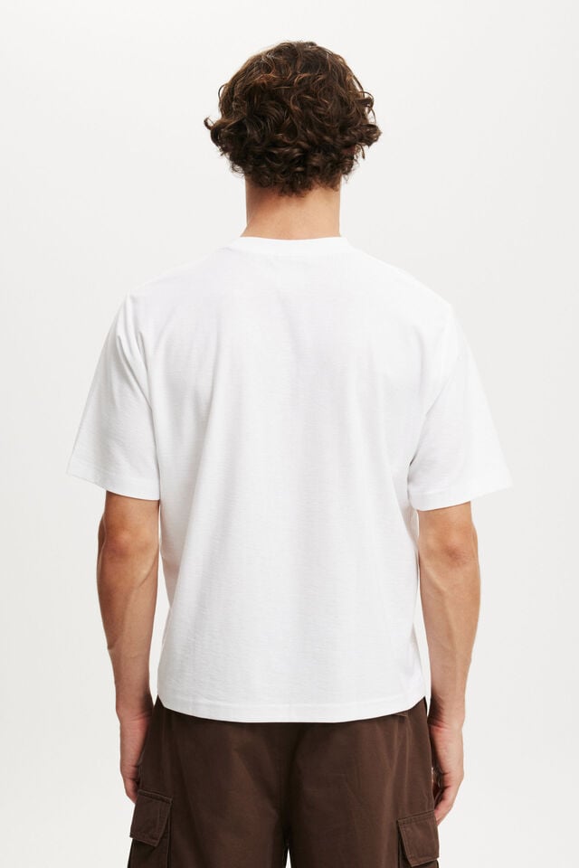 Cotton On Cropped Fit Graphic T-Shirt White/grand Domaine