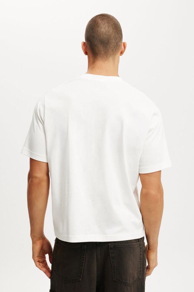 Cotton On Cropped Fit Music T-Shirt Lcn Mt Vintage White/ Chris Stapleton - Weste