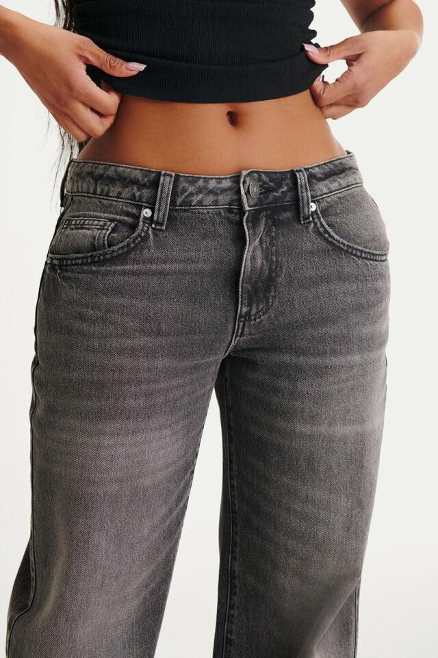 Cotton On Curvy Low Rise Straight Jean Domino Black