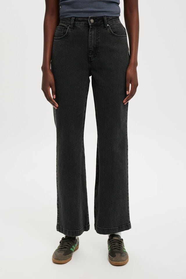 Cotton On Curvy Stretch Bootcut Jean Graphite Black