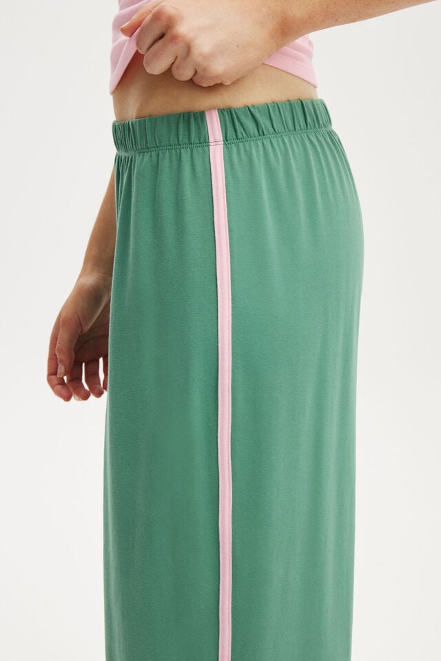 Cotton On Departure Lounge Wide Leg Pant Light Vine/ Blushing Bride
