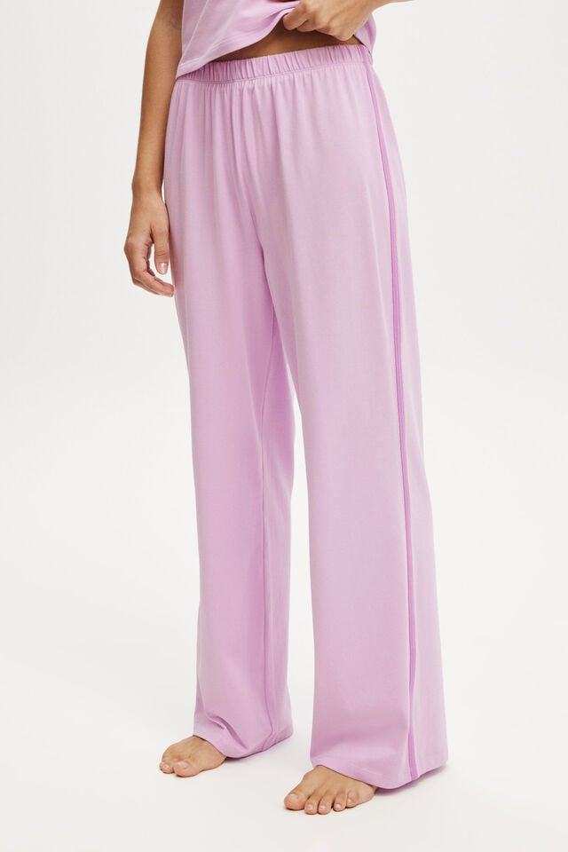 Cotton On Departure Lounge Wide Leg Pant Orchid Touch/ Violette Tulle