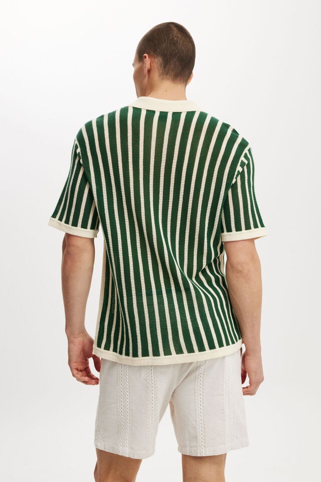 Cotton On Elevated Easy Short Natural Vertical Weave