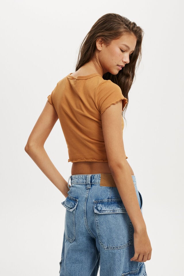 Cotton On Elton John Micro Lettuce Graphic Tee Lcn Bra Elton John/ Sedona Sand