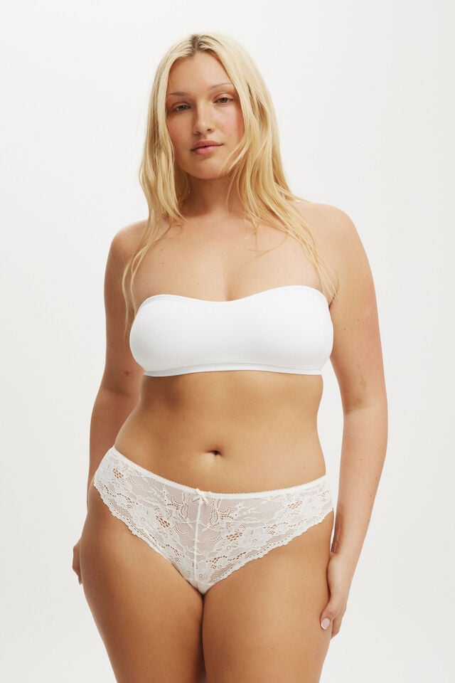 Cotton On Everyday All Over Lace Cheeky Brief Cream