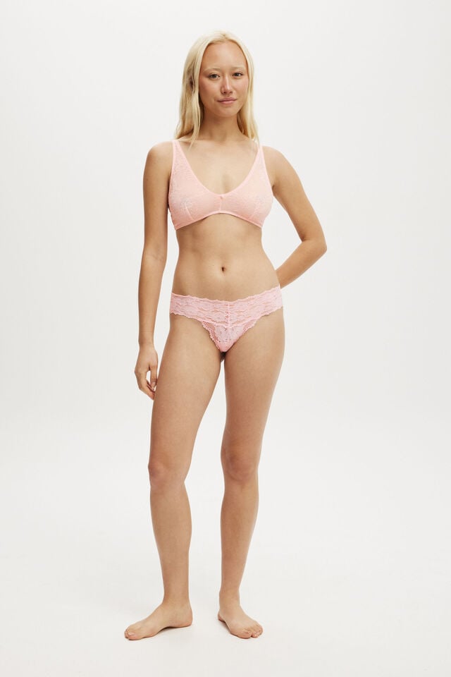 cotton on Everyday Lace G String Brief blushing bride