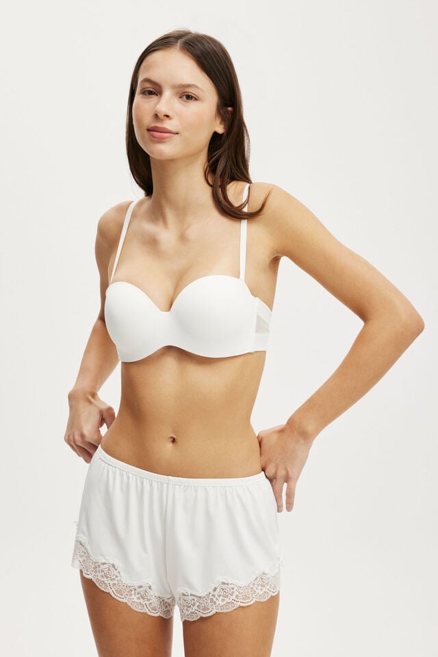 cotton on Everyday Strapless Lightly Lined T-Shirt Bra cream
