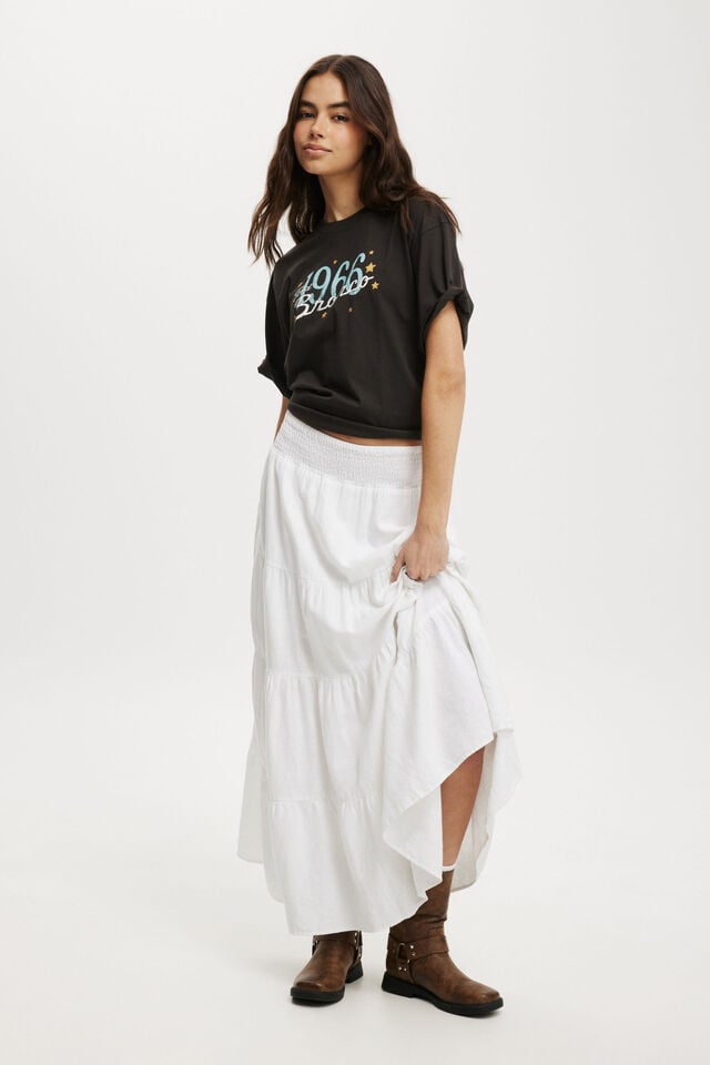 Cotton On Ford Bronco Boxy Graphic Tee Lcn Ford Bronco 1966/ Washed Black