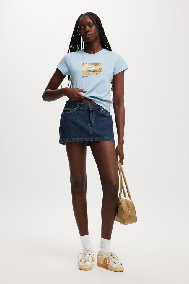 Cotton On Ford Graphic Tee Lcn Ford Bronco 1967/ Serene Blue