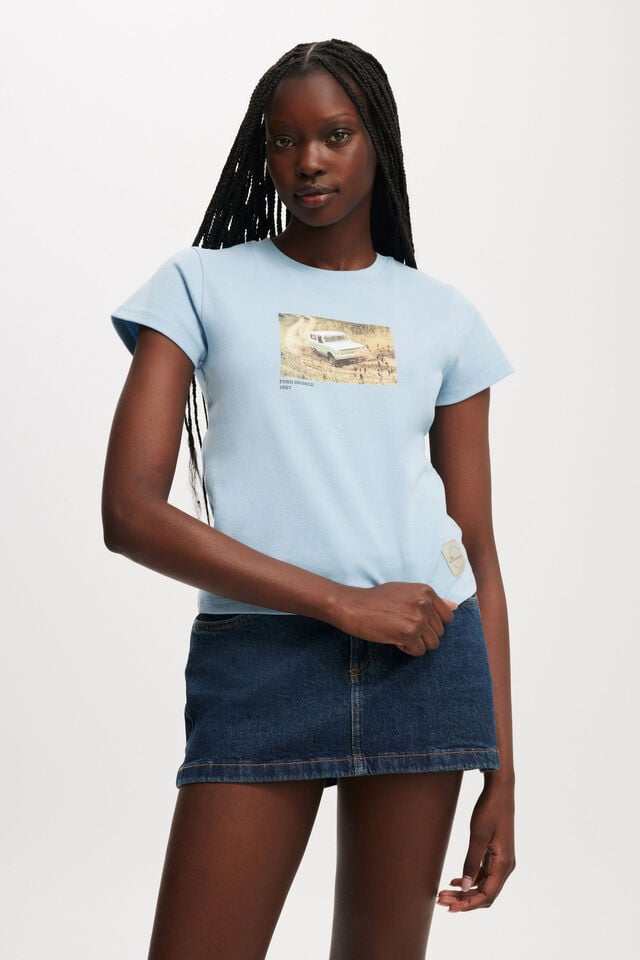 cotton on Ford Graphic Tee lcn ford bronco 1967/ serene blue