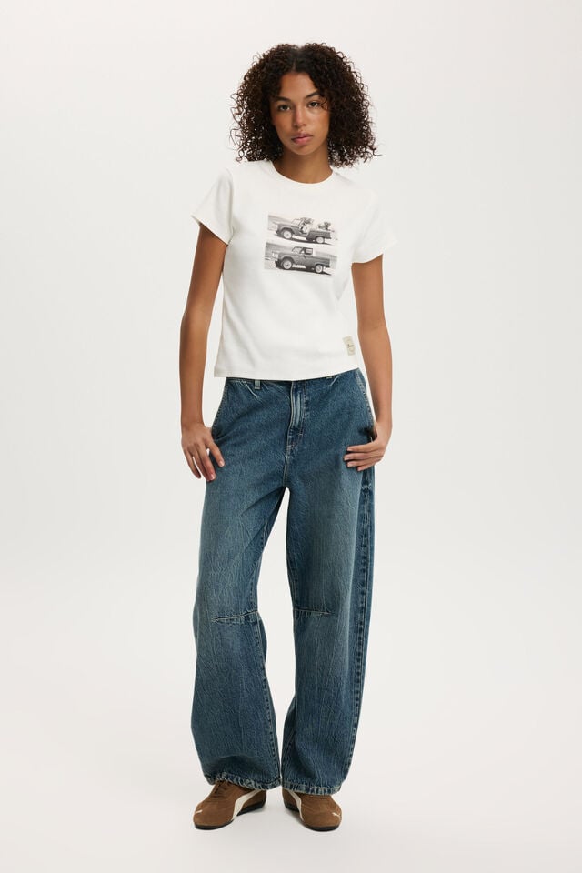 Cotton On Ford Graphic Tee Lcn Ford Bronco/ Vintage White