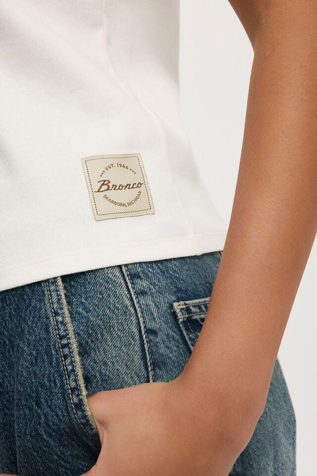 Cotton On Ford Graphic Tee Lcn Ford Bronco/ Vintage White