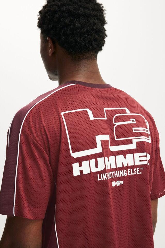 Cotton On General Motors Crew Neck Football Jersey Lcn Gm Port Wine / Gm - Hummer H2