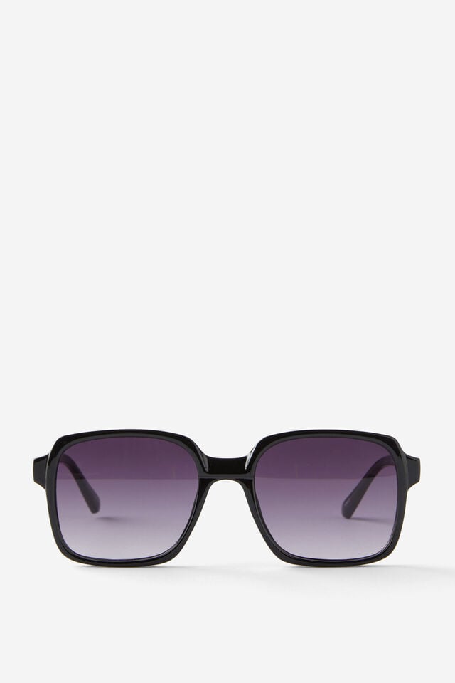 Cotton On Georgia Oversized Square Sunglasses Black
