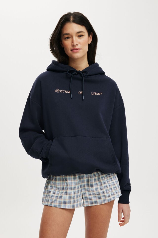 cotton on Graphic Fleece Hoodie rhythm of night / total eclipse