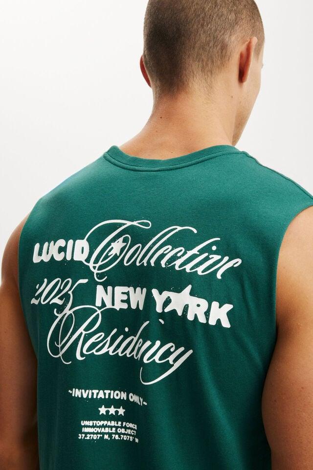 Cotton On Graphic Muscle Evergreen/lucid Collective Grit