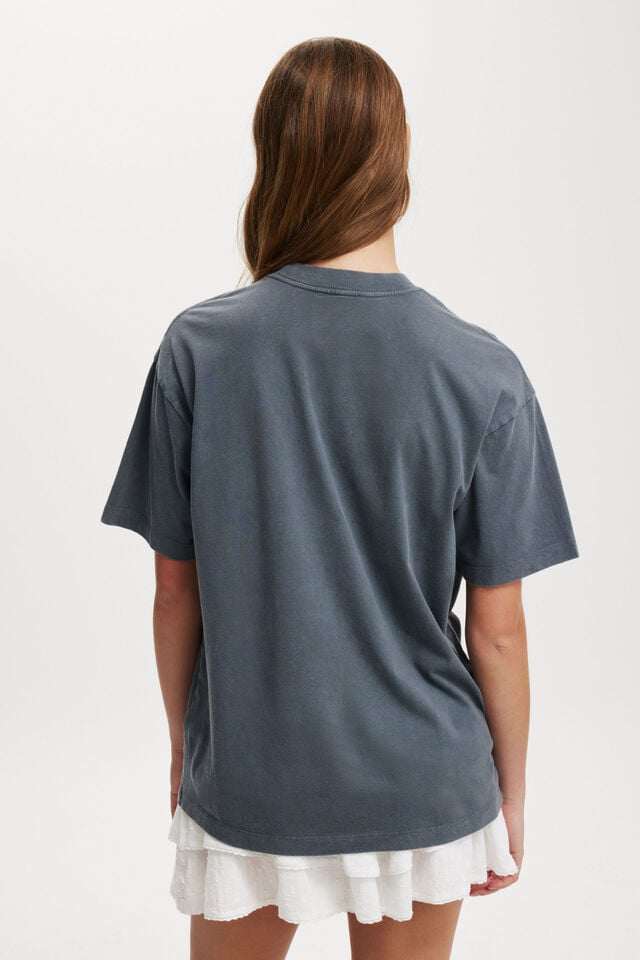 Cotton On Guns N Roses Music Boxy Graphic Tee Lcn Br Guns N Roses Leather Hat Skull/blue Sl