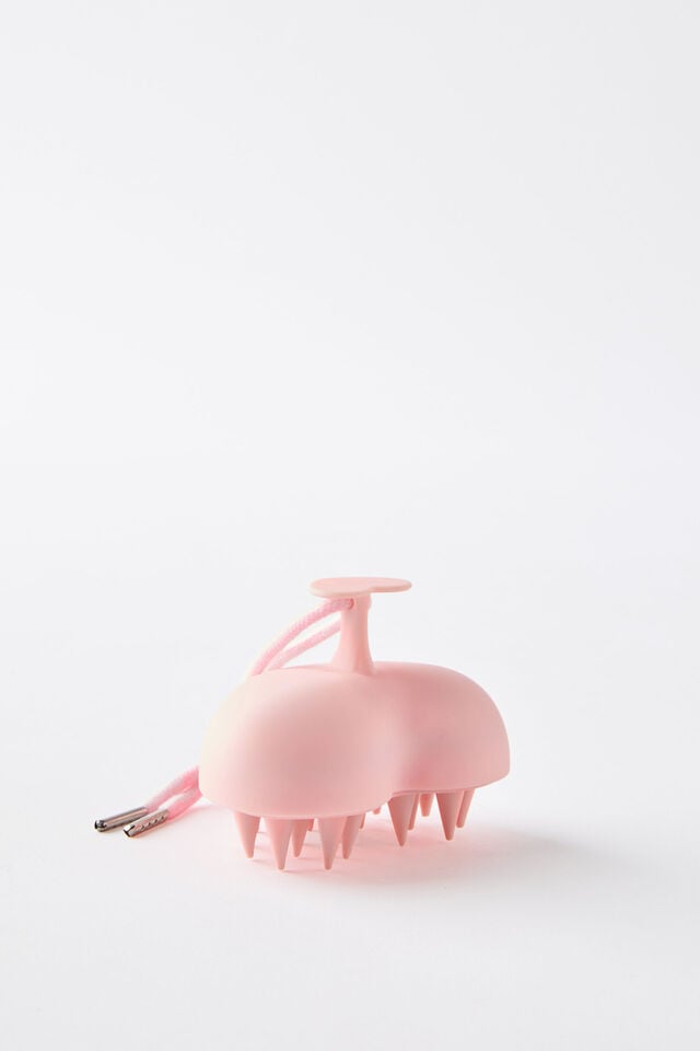 cotton on Hair Revival Scalp Massager heart berry pop