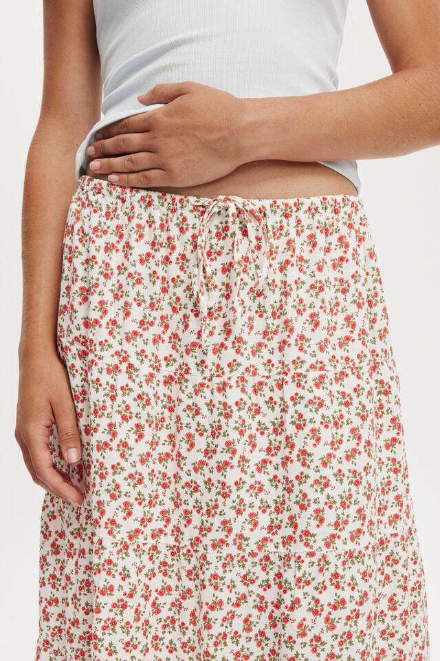 Cotton On Haven Multi Tiered Maxi Skirt Annaliese Floral