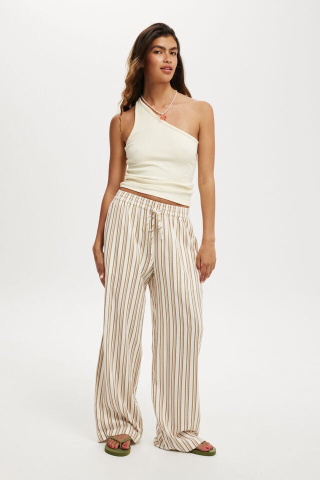 cotton on Haven Wide Leg Pant karina stripe artichoke