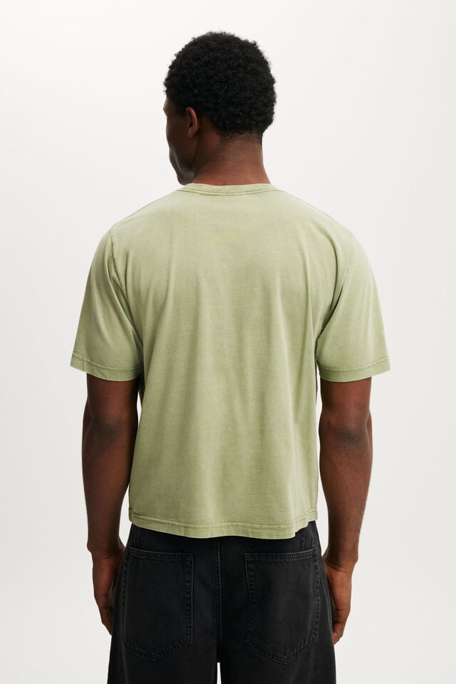 Cotton On Kurt Cobain Cropped Fit T-Shirt Lcn Mt Sage / Kurt Cobain - Guitar