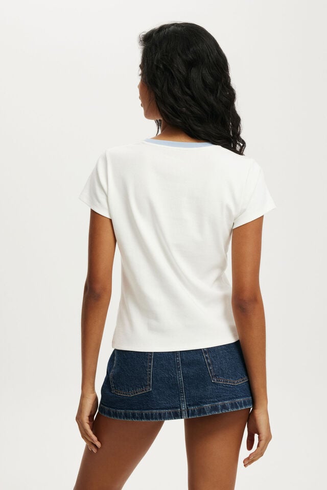 Cotton On Lcn Baby Graphic Tee Lcn Br Waterhole Boarders/ Vintage White