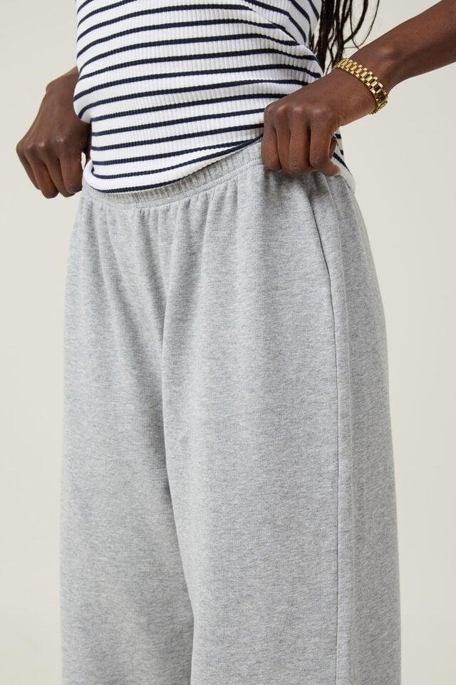 Cotton On Lightweight Straight Sweatpant Grey Marle