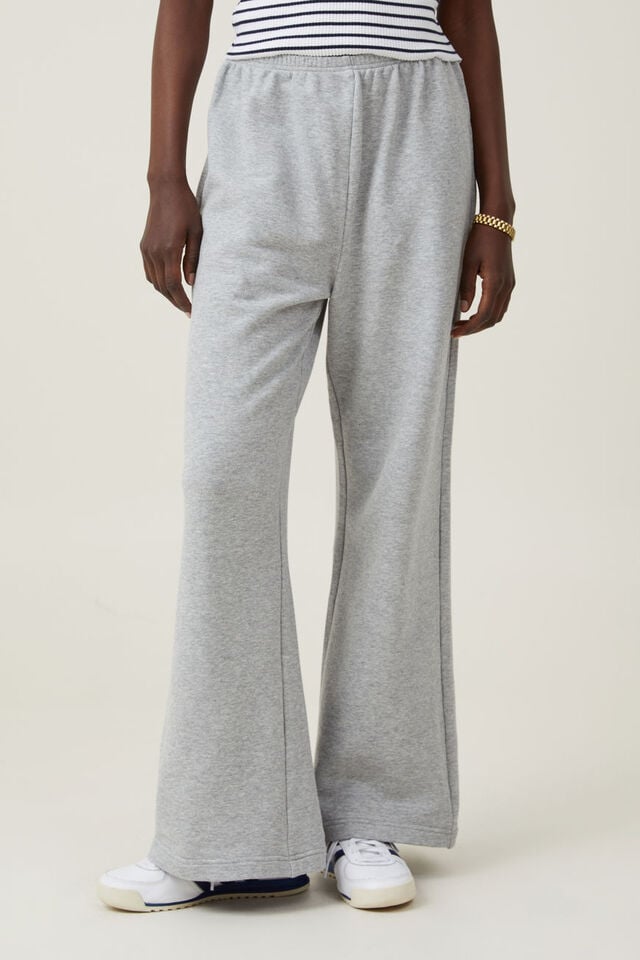 Cotton On Lightweight Straight Sweatpant Grey Marle