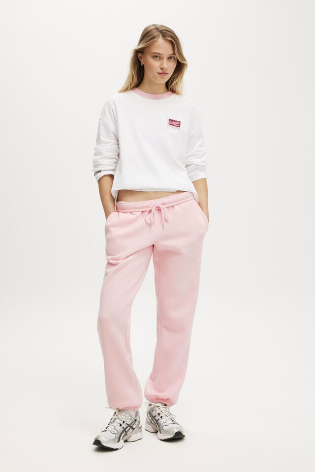 Cotton On Long Sleeve Graphic Crew White/outdoors Club