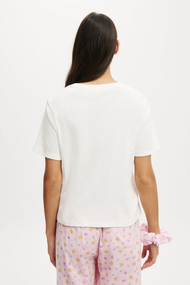 Cotton On Lounge Graphic Tee Croissant And Cherries