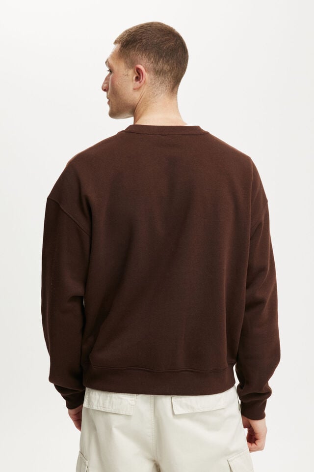 Cotton On Michelin Box Fit Crew Lcn Mic Dark Oak/michelin Championshi