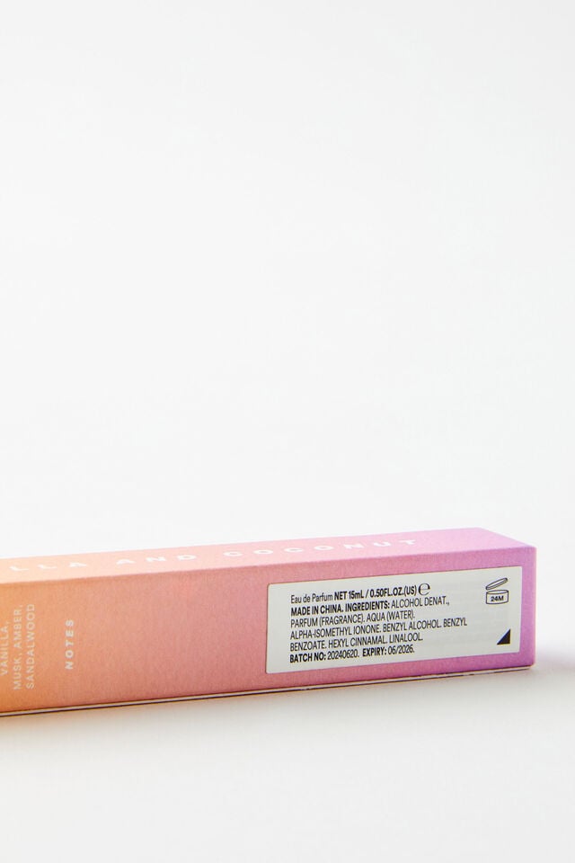 Cotton On Moment Travel Perfume 15Ml Vanilla And Coconut