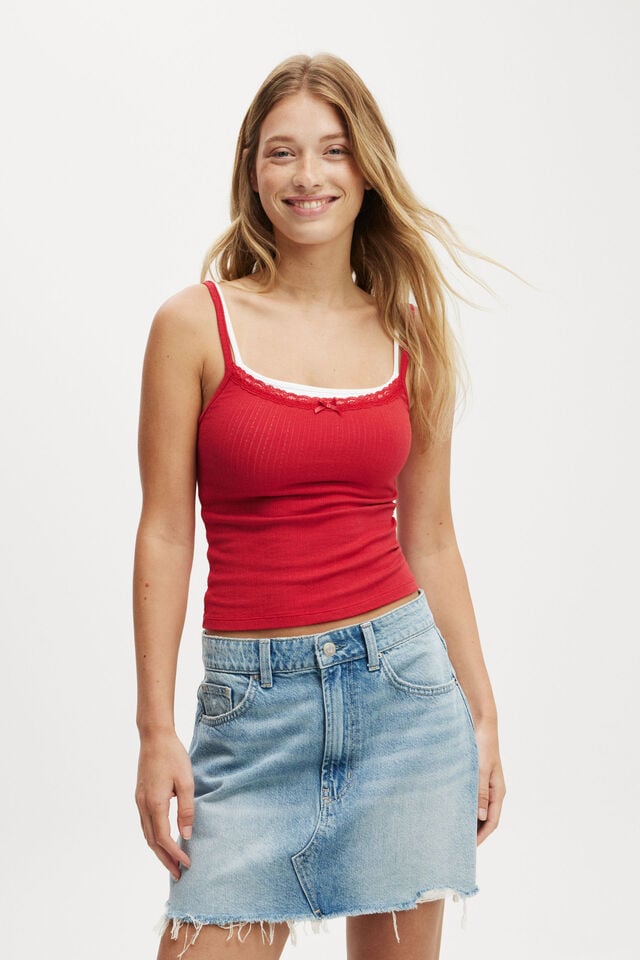 cotton on Original Denim Mini Skirt saltwater blue worn