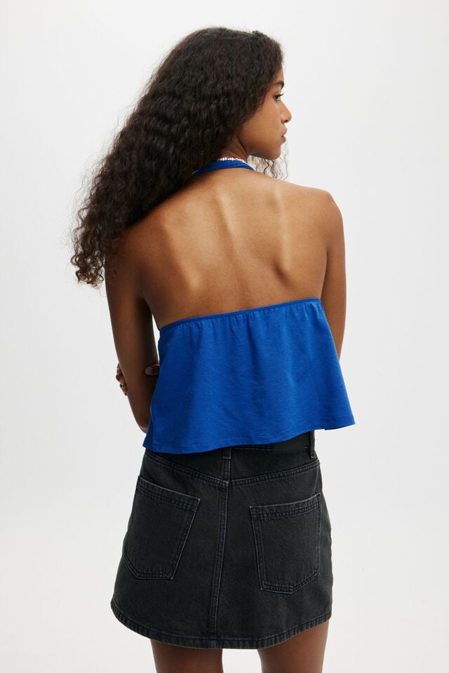 Cotton On Original Denim Mini Skirt Vintage Black Worn