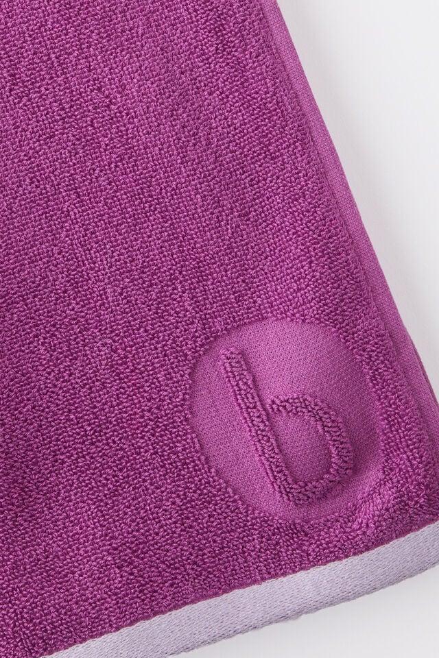 Cotton On Plush Cotton Sweat Towel Grape/pastel Lilac