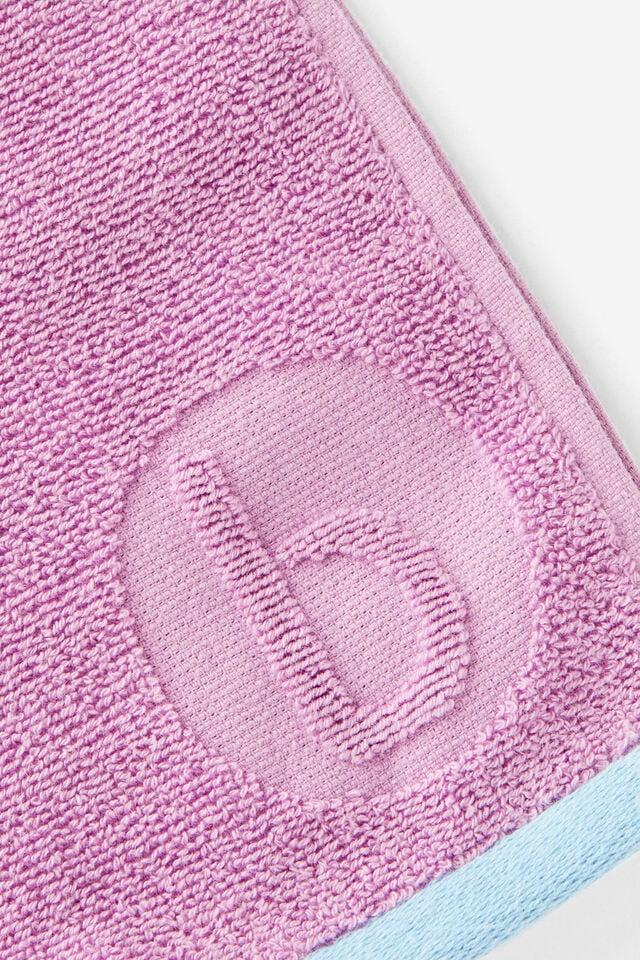 Cotton On Plush Cotton Sweat Towel Violet Tulle Pip