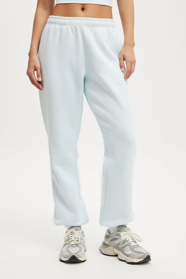 Cotton On Plush Essential Gym Sweatpant Clear Water