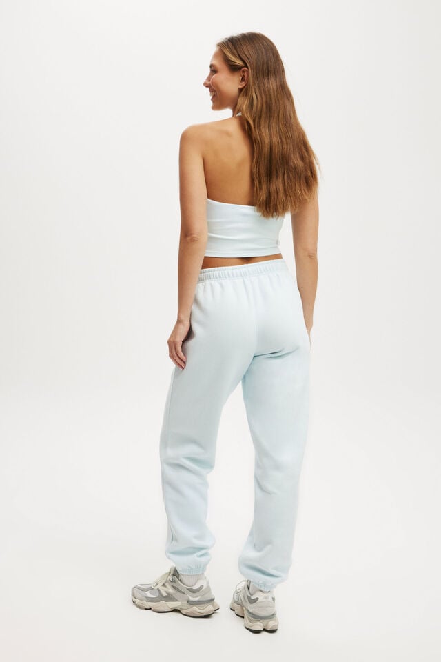 Cotton On Plush Essential Gym Sweatpant Clear Water