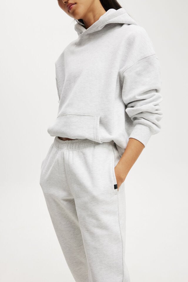 Cotton On Plush Essential Gym Sweatpant Cloudy Grey Marle