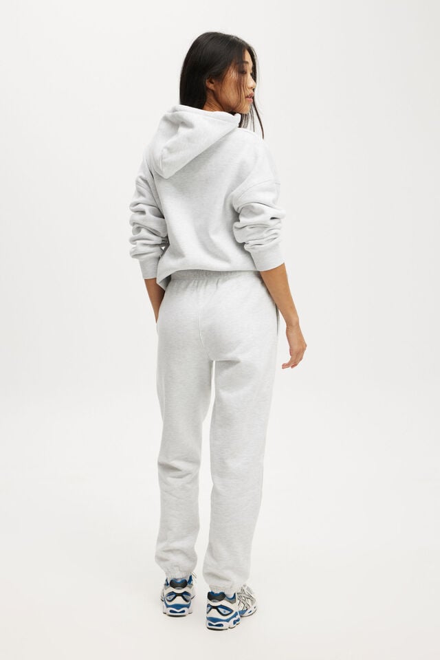Cotton On Plush Essential Gym Sweatpant Cloudy Grey Marle