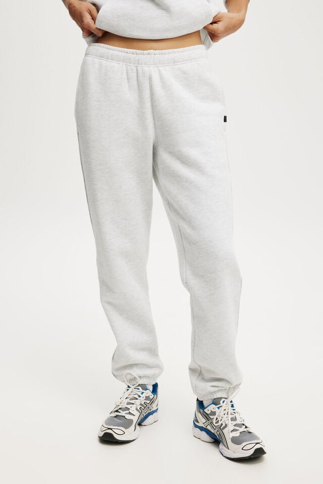 Cotton On Plush Essential Gym Sweatpant Cloudy Grey Marle
