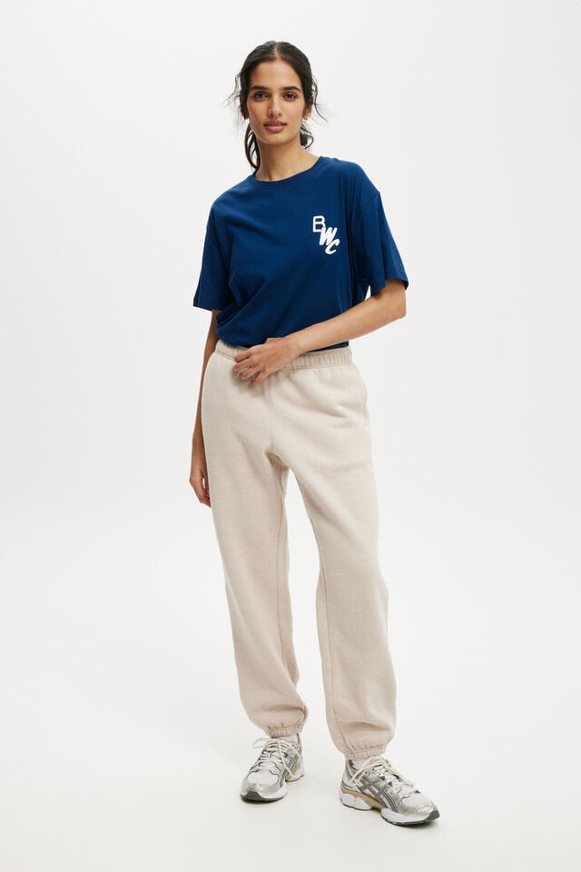 cotton on Plush Essential Gym Sweatpant sesame marle